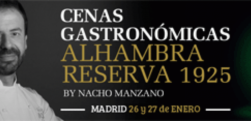 Nacho Manzano llega a Madrid de la mano de cervezas Alhambras y sus cenas gastronómicas