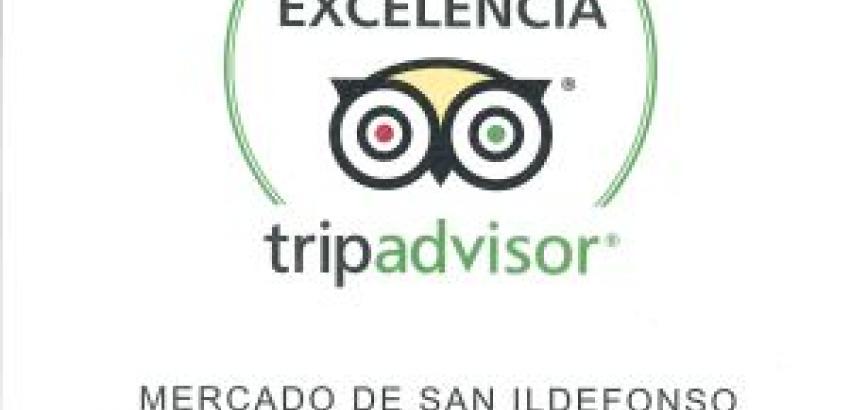 Trip Advisor otorga al Mercado de San Ildefonso el Certificado de Excelencia 2016